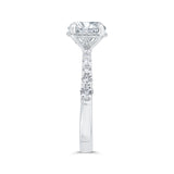 14 Kt White Gold Carizza Bridal Engagement Ring