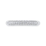 14 Kt White Gold Carizza Bridal Wedding Band