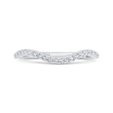 14 Kt White Gold Carizza Boutique Bridal Wedding Band