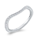14 Kt White Gold Carizza Boutique Bridal Wedding Band