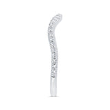 14 Kt White Gold Carizza Boutique Bridal Wedding Band