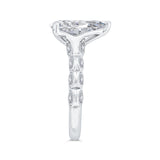 14 Kt White Gold Carizza Bridal Engagement Ring