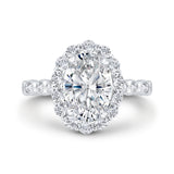 14 Kt White Gold Carizza Boutique Bridal Engagement Ring