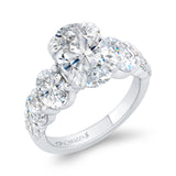 14 Kt White Gold Carizza Boutique Bridal Engagement Ring
