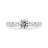 14 Kt White Gold Carizza Bridal Engagement Ring