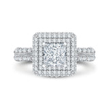 14 Kt White Gold Carizza Boutique Bridal Engagement Ring