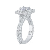 14 Kt White Gold Carizza Boutique Bridal Engagement Ring
