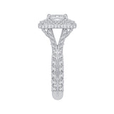 14 Kt White Gold Carizza Boutique Bridal Engagement Ring