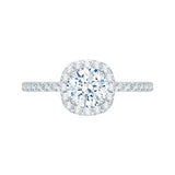 14 Kt White Gold Carizza Boutique Bridal Engagement Ring