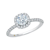 14 Kt White Gold Carizza Boutique Bridal Engagement Ring