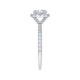 14 Kt White Gold Carizza Boutique Bridal Engagement Ring