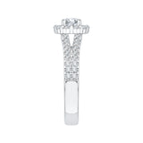 14 Kt White Gold Carizza Boutique Bridal Engagement Ring
