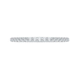 14 Kt White Gold Carizza Boutique Bridal Wedding Band