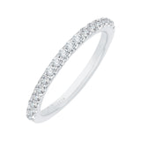 14 Kt White Gold Carizza Boutique Bridal Wedding Band