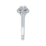 14 Kt White Gold Carizza Boutique Bridal Engagement Ring