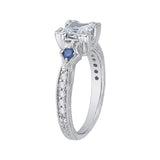 14 Kt White Gold Carizza Boutique Bridal Engagement Ring