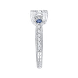 14 Kt White Gold Carizza Boutique Bridal Engagement Ring