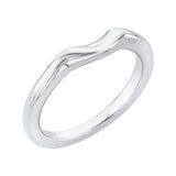 14 Kt White Gold Carizza Bridal Wedding Band