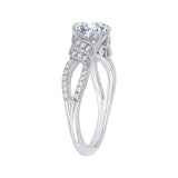 14 Kt White Gold Carizza Boutique Bridal Engagement Ring