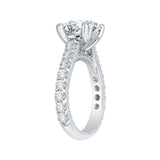 18 Kt White Gold Carizza Boutique Bridal Engagement Ring