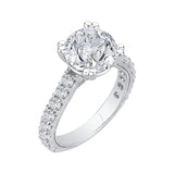 18 Kt White Gold Carizza Boutique Bridal Engagement Ring