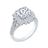 18 Kt White Gold Carizza Boutique Bridal Engagement Ring