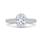 18 Kt White Gold Carizza Boutique Bridal Engagement Ring