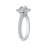 14 Kt White Gold Carizza Boutique Bridal Engagement Ring