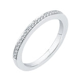 14 Kt White Gold Carizza Boutique Bridal Wedding Band