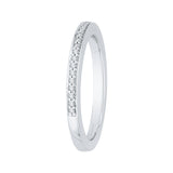 14 Kt White Gold Carizza Boutique Bridal Wedding Band
