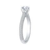 14 Kt White Gold Carizza Boutique Bridal Engagement Ring