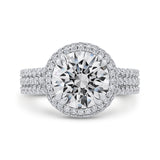 18 Kt White Gold Carizza Boutique Bridal Engagement Ring