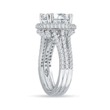 18 Kt White Gold Carizza Boutique Bridal Engagement Ring