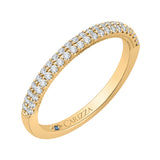 14 Kt Yellow Gold Carizza Bridal Wedding Band