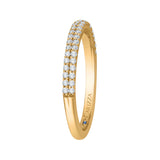 14 Kt Yellow Gold Carizza Bridal Wedding Band