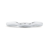 14 Kt White Gold Carizza Bridal Wedding Band