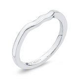 14 Kt White Gold Carizza Bridal Wedding Band