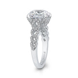 18 Kt White Gold Carizza Boutique Bridal Engagement Ring