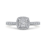 10 Kt White Gold Luminous Ring Ring