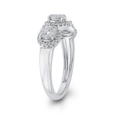 10 Kt White Gold Luminous Ring Ring