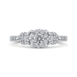 10 Kt White Gold Luminous Ring Ring