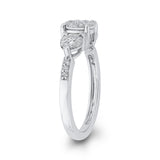 10 Kt White Gold Luminous Ring Ring