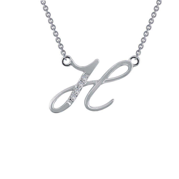 Letter H Pendant Necklace