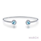 March Birthstone Bracelet
