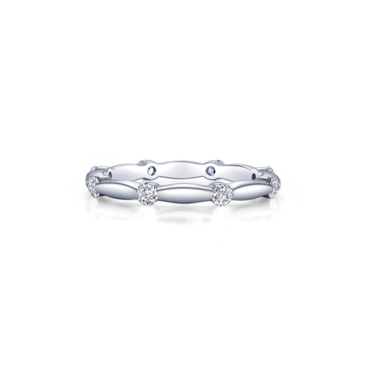Stackable Wave Eternity Band