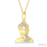 Buddha Petite Diamond Fashion Pendant