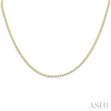 7 Ctw Round Cut Diamond Tennis Necklace in 14K Yellow Gold