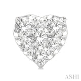 Heart Shape Lovebright Essential Diamond Stud Earrings