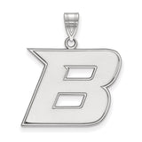 10k White Gold LogoArt Boise State University Letter B Large Pendant