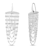 Sterling Silver Chandelier Earrings